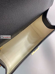 Valextra Medium Iside Bag Leather Black 12x20x26cm - 3