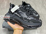 Balenciaga Triple S All Over Logo Sneaker Black  - 2
