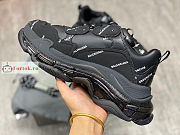 Balenciaga Triple S All Over Logo Sneaker Black  - 5