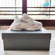 Balenciaga Triple S All Over Logo Sneaker White  - 3