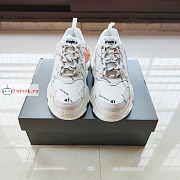 Balenciaga Triple S All Over Logo Sneaker White  - 5