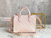 Louis Vuitton Onthego PM Sprayed Pink M46168 25x19x11.5cm - 1