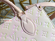Louis Vuitton Onthego PM Sprayed Pink M46168 25x19x11.5cm - 2