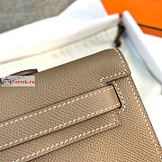 Hermes Kelly Cut Clutch Epsom Leather Mocha 31x13x2.5cm - 3
