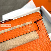 Hermes Kelly Cut Clutch Epsom Leather Orange 31x13x2.5cm - 6