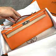 Hermes Kelly Cut Clutch Epsom Leather Orange 31x13x2.5cm - 2