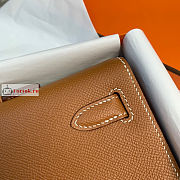 Hermes Kelly Cut Clutch Epsom Leather Brown 31x13x2.5cm - 3