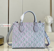 Louis Vuitton Onthego PM Sprayed Lilas M46067 25x19x11.5cm - 1