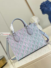 Louis Vuitton Onthego PM Sprayed Lilas M46067 25x19x11.5cm - 5