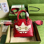 Gucci Mini Horsebit 1955 Bag Red 677212 20x19.5x7.5cm - 1