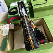 Gucci Mini Horsebit 1955 Bag Black 677212 20x19.5x7.5cm - 3