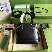 Gucci Mini Horsebit 1955 Bag Black 677212 20x19.5x7.5cm - 4