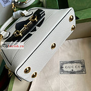 Gucci Mini Horsebit 1955 Bag White 677212 20x19.5x7.5cm - 4