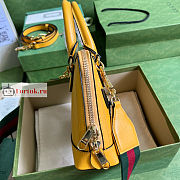 Gucci Mini Horsebit 1955 Bag Yellow 677212 20x19.5x7.5cm - 6