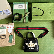 Gucci Mini Horsebit 1955 Bag Black 677212 20x19.5x7.5cm - 2