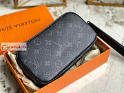 Louis Vuitton Pochette Volga Monogram Eclipse Canvas M68321 23x11.5x4cm - 3