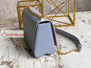 Louis Vuitton Twist MM Handbag Gray M59218 23x17x9.5cm - 5