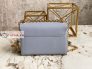 Louis Vuitton Twist MM Handbag Gray M59218 23x17x9.5cm - 4