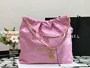 Chanel 22 Handbag Calfskin Leather Pink AS3261 38×42×8cm - 6