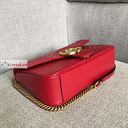 Gucci Medium GG Marmont Shoulder Bag Red 443496 30x8x20cm - 5