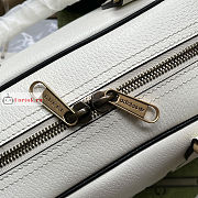 Gucci Mini Duffle Bag Leather White 702397 31.5x18x15.5cm - 2