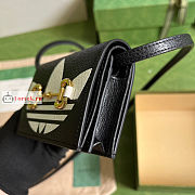 Gucci Horsebit Card Case Leather Black 702248 11x8.5x3cm - 4