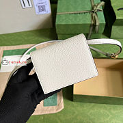 Gucci Horsebit Card Case Leather White 702248 11x8.5x3cm - 6