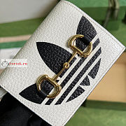 Gucci Horsebit Card Case Leather White 702248 11x8.5x3cm - 4