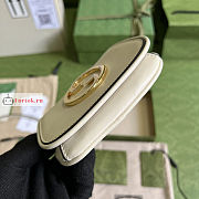Gucci Blondie Card Case Wallet Leather White 698635 11.5x9x3cm - 5
