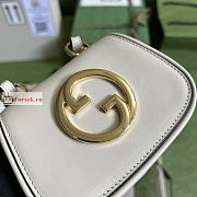Gucci Blondie Card Case Wallet Leather White 698635 11.5x9x3cm - 3