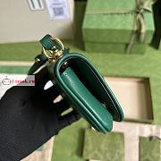 Gucci Blondie Card Case Wallet Leather Green 698635 11.5x9x3cm - 6