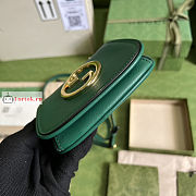 Gucci Blondie Card Case Wallet Leather Green 698635 11.5x9x3cm - 4
