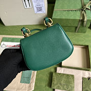 Gucci Blondie Card Case Wallet Leather Green 698635 11.5x9x3cm - 3