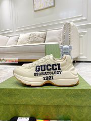 Gucci Rhyton Sneaker With 25 Leather 663340   - 5