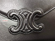 Celine Wallet On Chain Triomphe In Shiny Leather Black 10J733 19x11x4cm  - 2