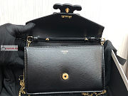 Celine Wallet On Chain Triomphe In Shiny Leather Black 10J733 19x11x4cm  - 6