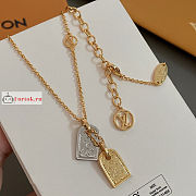 Shop Louis Vuitton Nanogram necklace (M63141) by design◇base
