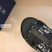 Dior Alpha Sandals Black/Beige Dior Oblique 3SA081 - 2