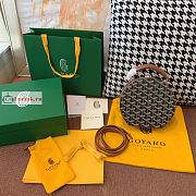Goyard Alto Hatbox Bag Tan 16.5x7x18cm - 1