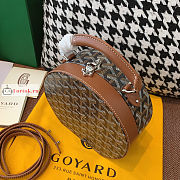 Goyard Alto Hatbox Bag Tan 16.5x7x18cm - 6