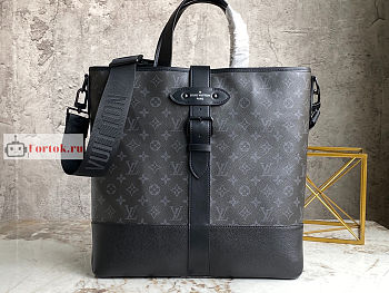 Louis Vuitton Saumur Tote Bag Black M45914 38x37x13cm