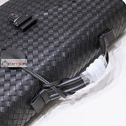 Bottega Veneta Intrecciato Woven Calf Briefcase Black 39x29x10cm - 3