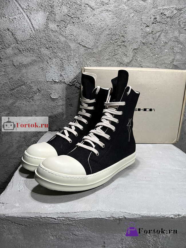 Rick Owen Ramones Star High Top Sneakers SS22 - 1