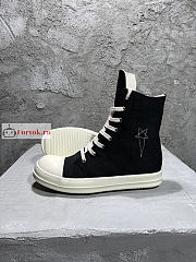 Rick Owen Ramones Star High Top Sneakers SS22 - 5