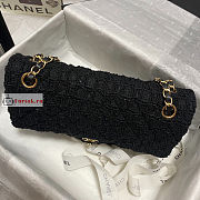 Chanel Classic Bag In Tweed Black A01112 25x7x16cm - 6