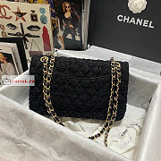 Chanel Classic Bag In Tweed Black A01112 25x7x16cm - 3