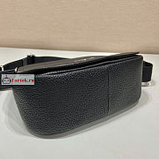 Prada Shoulder Bag In Grained Leather Black 1BD293 24x17x9.5cm - 6