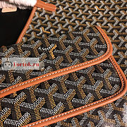 Goyard Saint Louis PM Bag Black/Tan 34x14x26cm - 4
