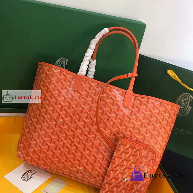 Goyard Saint Louis PM Bag Orange 34x14x26cm - 1