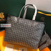 Goyard Saint Louis PM Bag Grey 34x14x26cm - 1